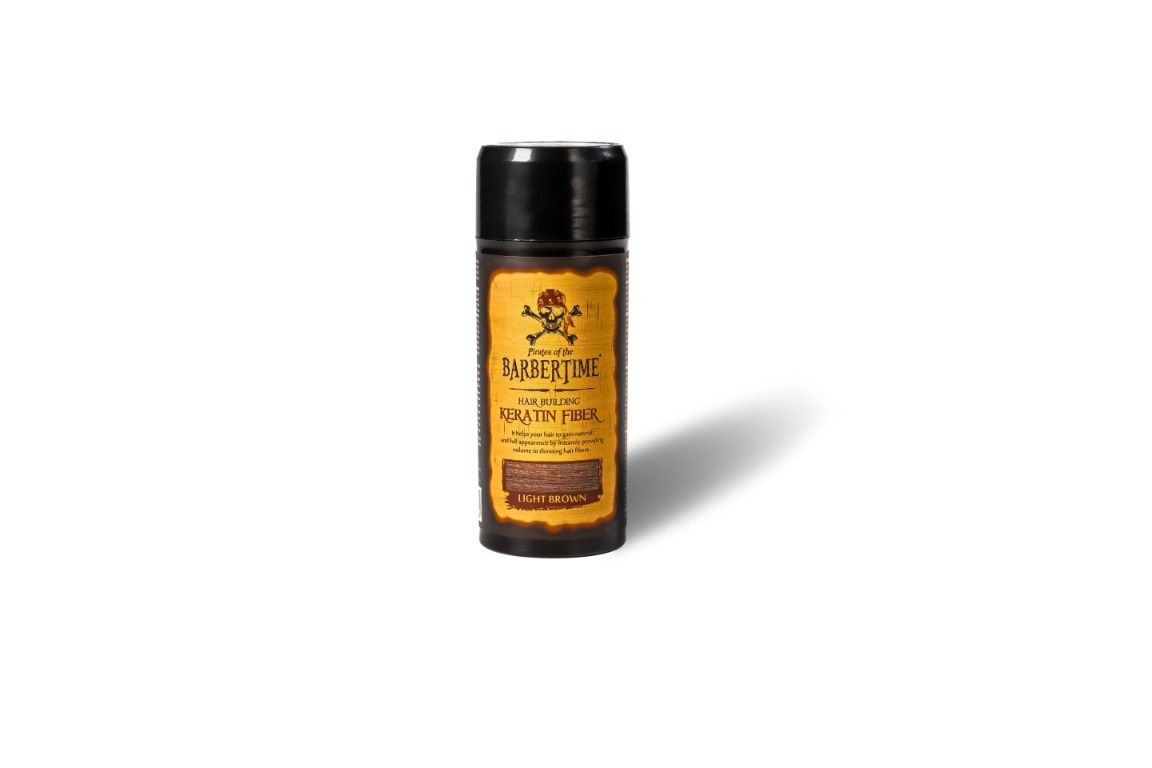 Hair Building Keratin Fiber Light Brown - 1