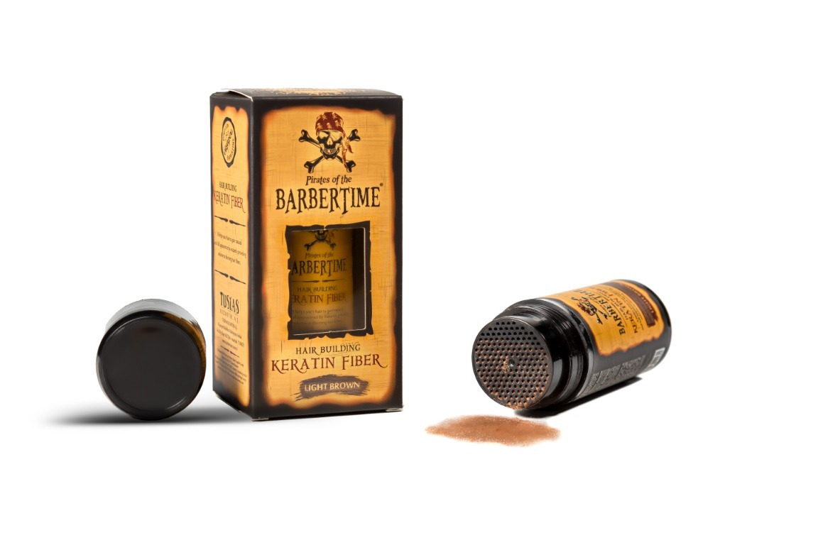 Hair Building Keratin Fiber Light Brown - 3
