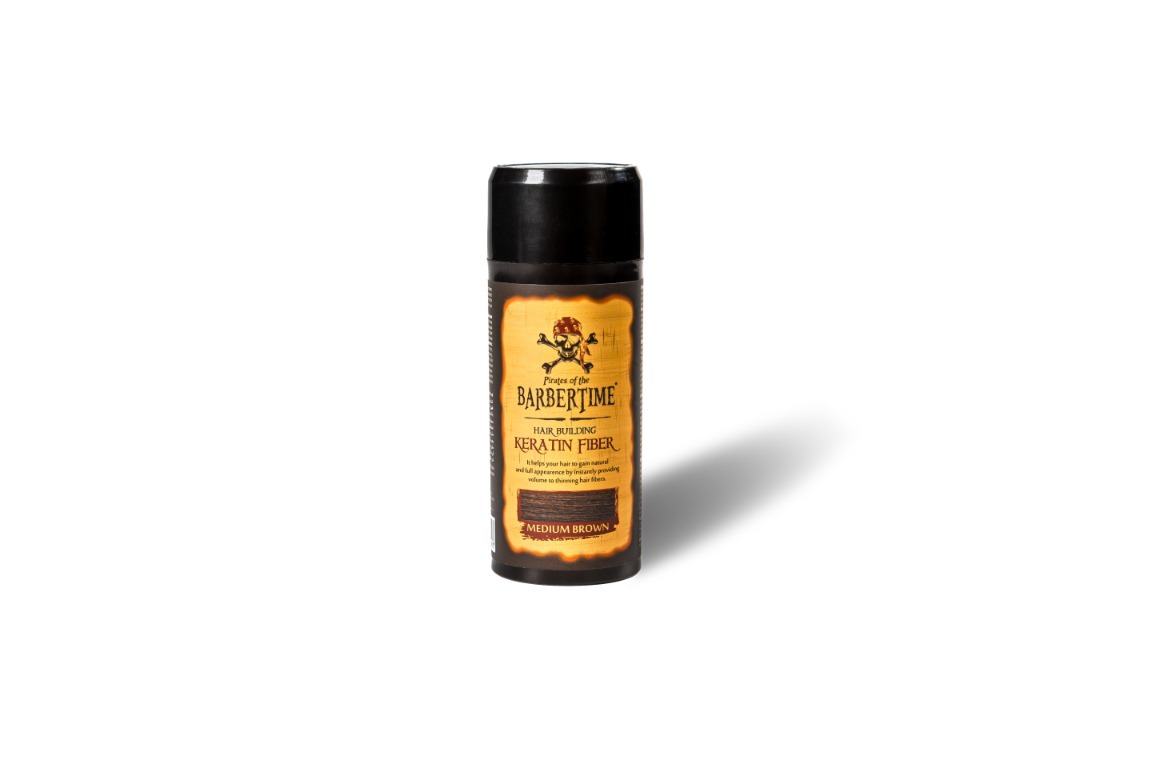 Hair Building Keratin Fiber Medium Brown - 1